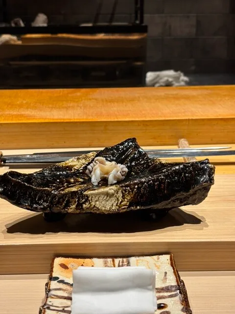 카타오카 아츠시의 조개 살을 올린 초밥