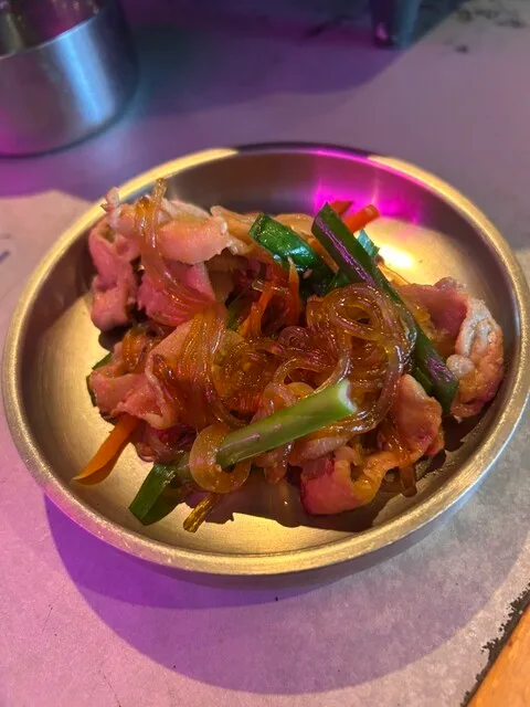 삼겹살 한식 바부 우메다점의 잡채