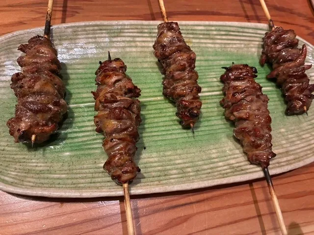 스미비 야키토리 토리마사 음식